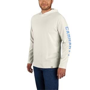 Carhartt Force Logo Hooded Long-Sleeve T-Shirt for Men 2XL